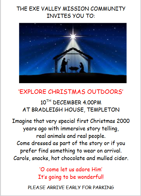 Explore Christmas Outside -  Real Nativity