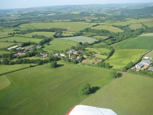 Aerial view of Stoodleigh